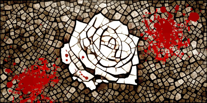 2. Roses are White, Bloodstains are Red